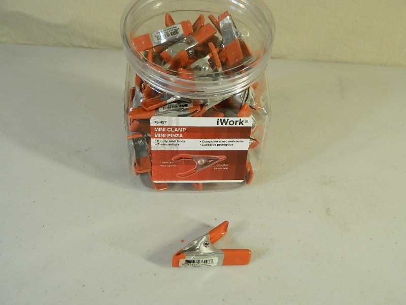 70 New Mini Clamps and Display