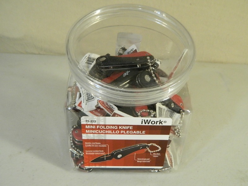 45 New Mini Folding Knives and Display