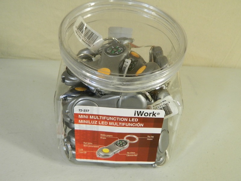 30 New Mini Multi Function LED and Compass with Display