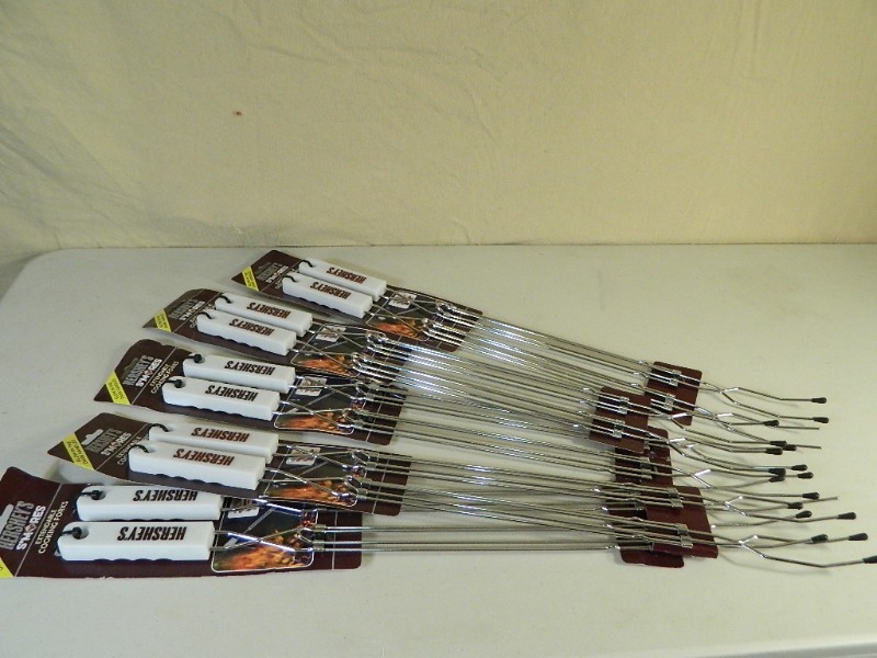 5 New Sets of Hersheys Extendable Cooking Forks