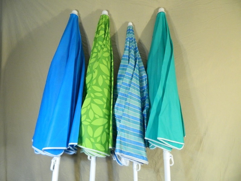 4 New Large Beach Umbrellas