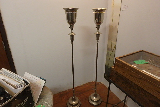 Vintage, No, Antique upcast Silver Plate Lights