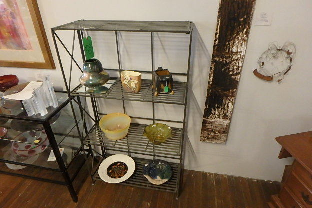 Collapsible Brass Shelf