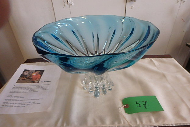 Huge Ed Branson Blue Bowl