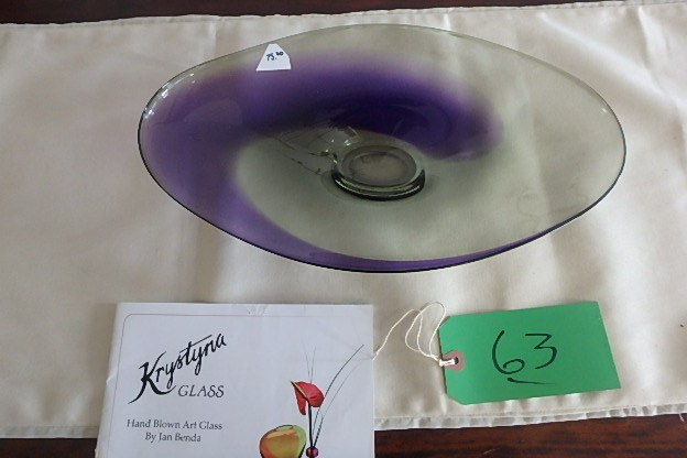 Oval Glass Plate