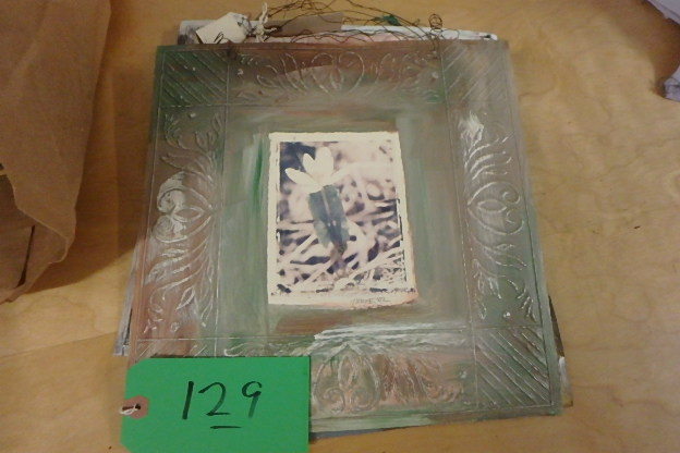 Lot of Hand Pianted Ceiling Tiles