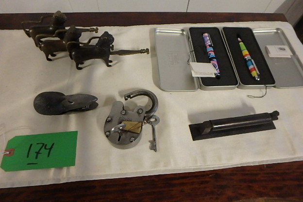 Weird Locks, Padlock, Duck Stapler, Pens