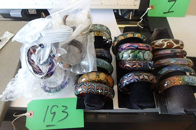 Lot of 30 Glass Bracelets