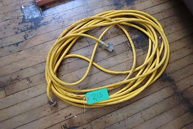 Huge Yellow Power Cord