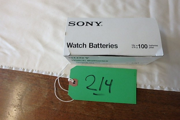 Box of Sony Watch Batteries