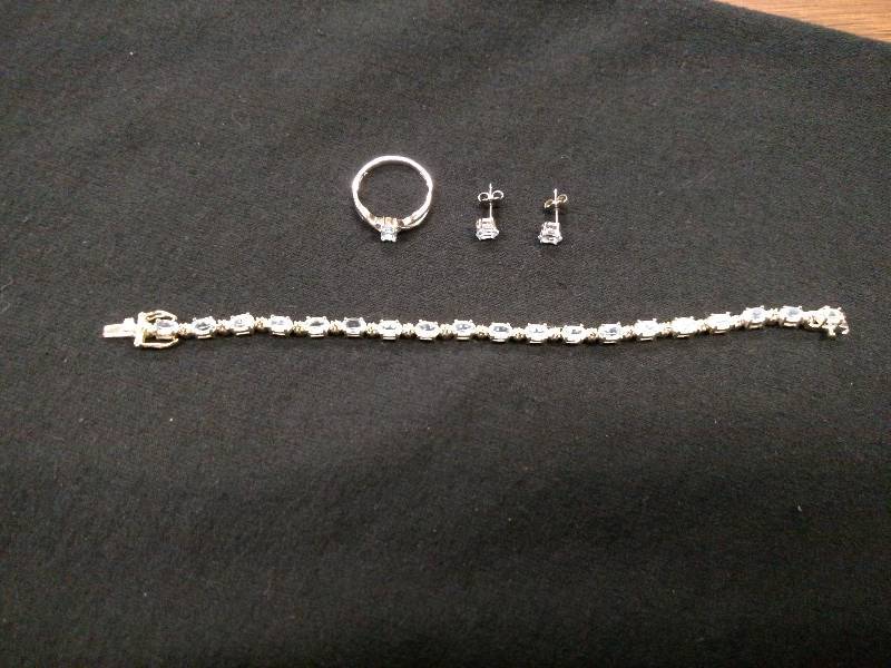 Sterling Silver Bracelet with Match...