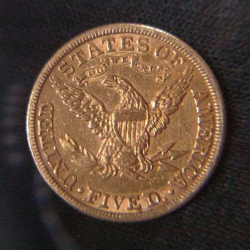 1882 Gold Five Dollar Liberty Head ...