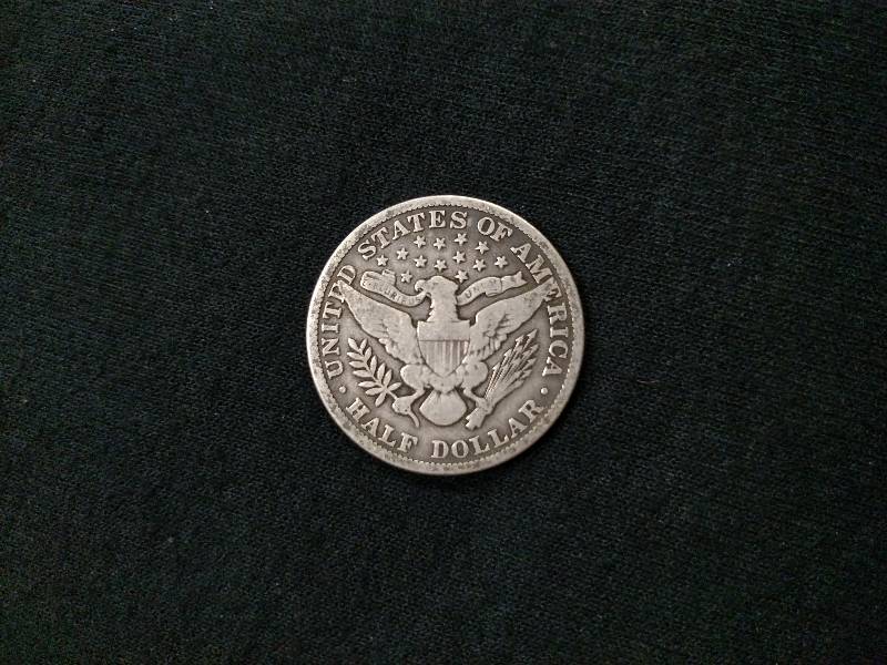 1912 Barber Silver Half Dollar...