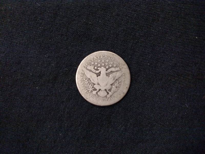 1912 Barber Silver Quarter...