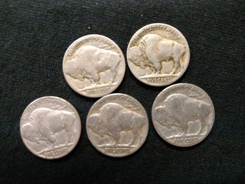 1916, 17, 35, 36, & 37 Buffalo Nick...