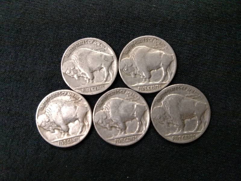 1929, 30, 35, 36, & 37 Buffalo Nick...