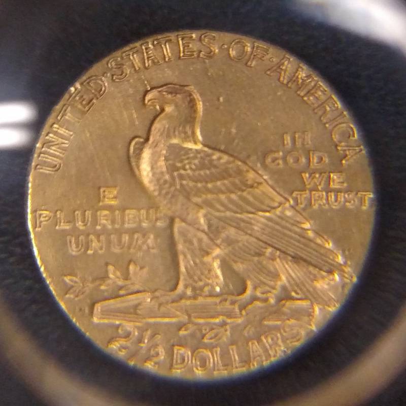1925 D Gold Two and One Half Dollar...