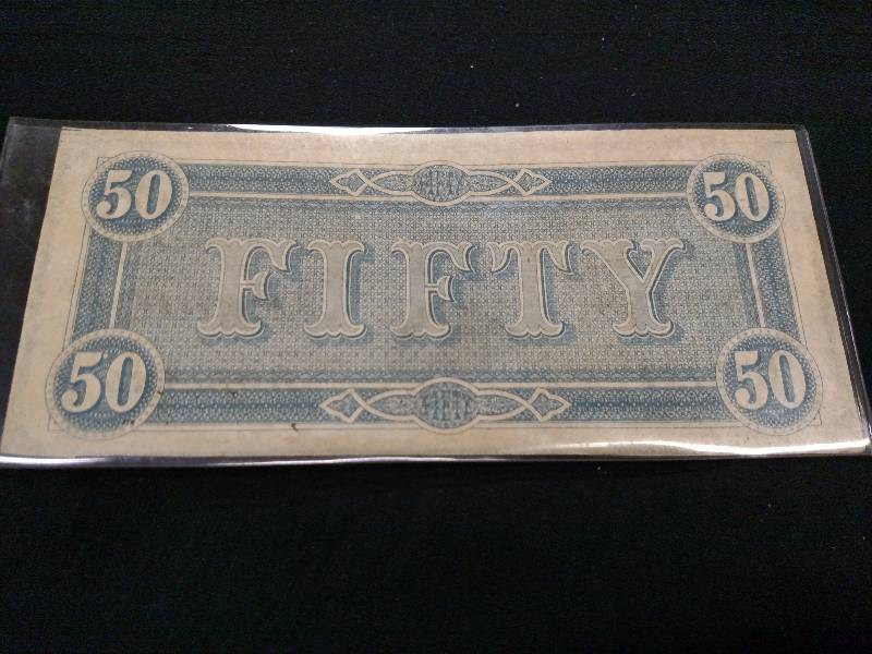1864 Fifty Dollar The Confederate S...