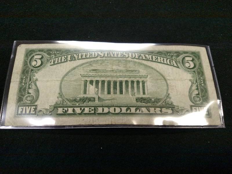 1953 A Five Dollar Silver Certifica...
