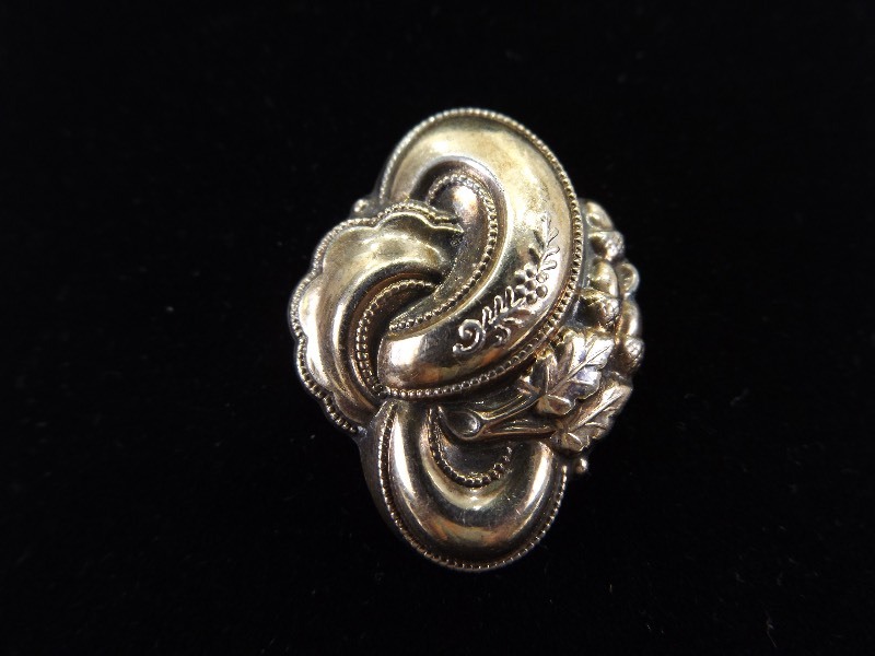 lot 37 image: Antique .830 Sterling Silver Art Nouveau Brooch
