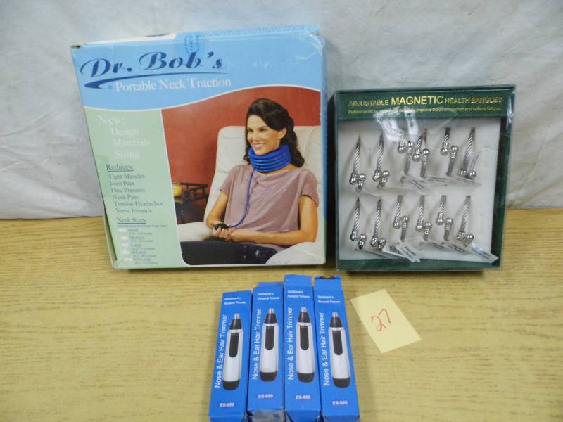lot 27 image: Magnetic Bracelets - Nose Trimmers