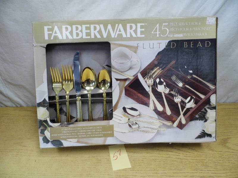 lot 57 image: Faberware Flatware