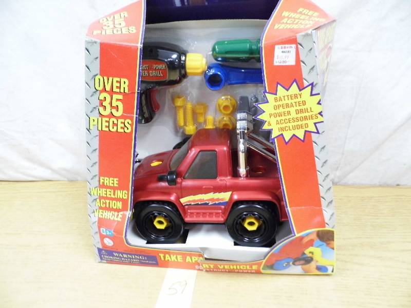 lot 59 image: Take Apart Vehicles Toy