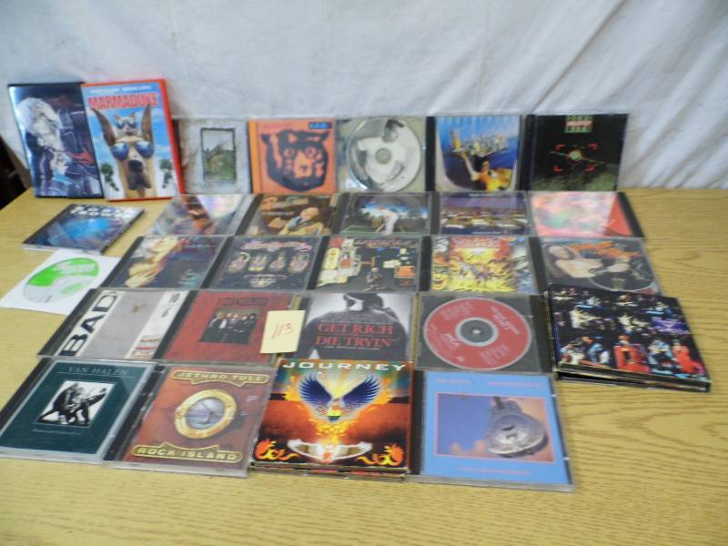 lot 113 image: CDs - DVDs