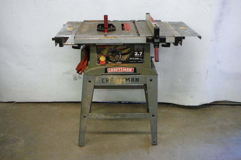 lot 42 image: 10 Craftsman Table Saw