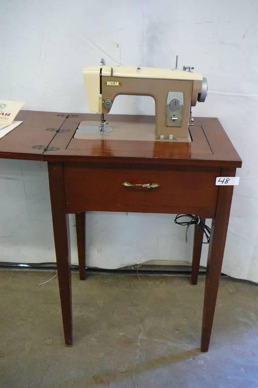 RICCAR antique sewing machine Used For Parts 