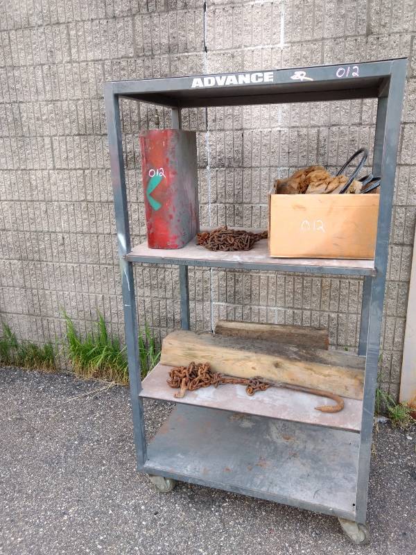Shelving Cart On Wheels