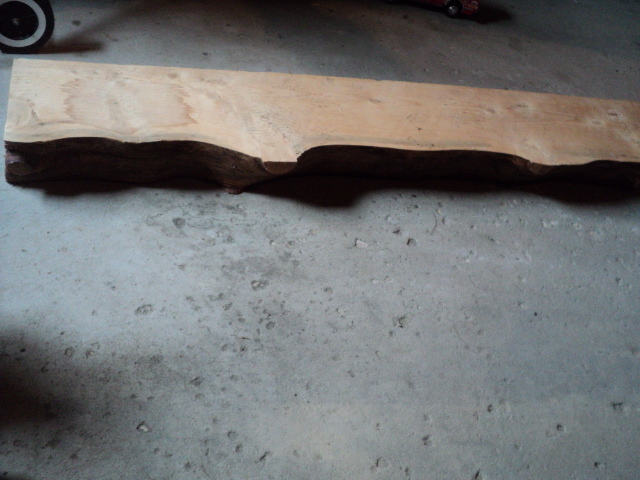 Wood mantel 5 long 11 wide and 5...