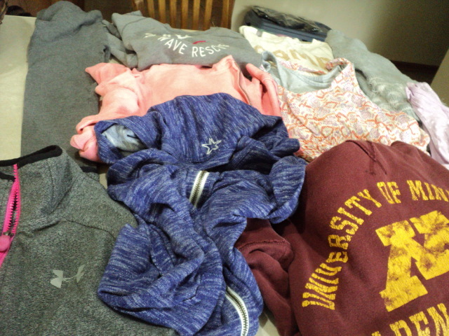 girls size L clothing...
