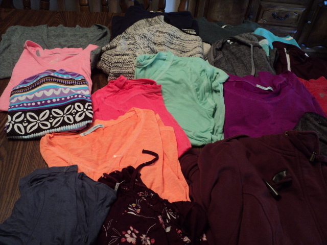 womens size L clothing...