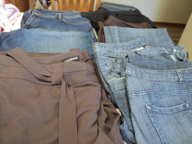 womens size 20 and 22 slacks and j...