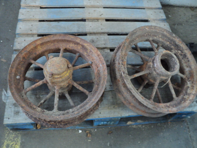 2 iron rims 17 diameter...