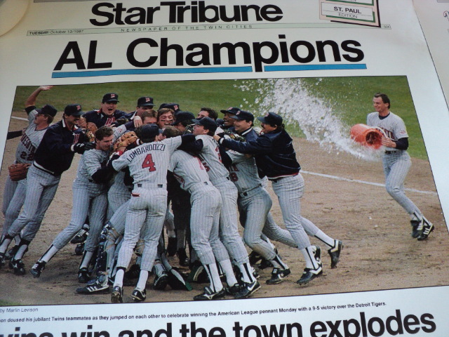 1987 Twins posters...