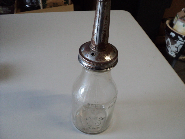 vintage oil jar...