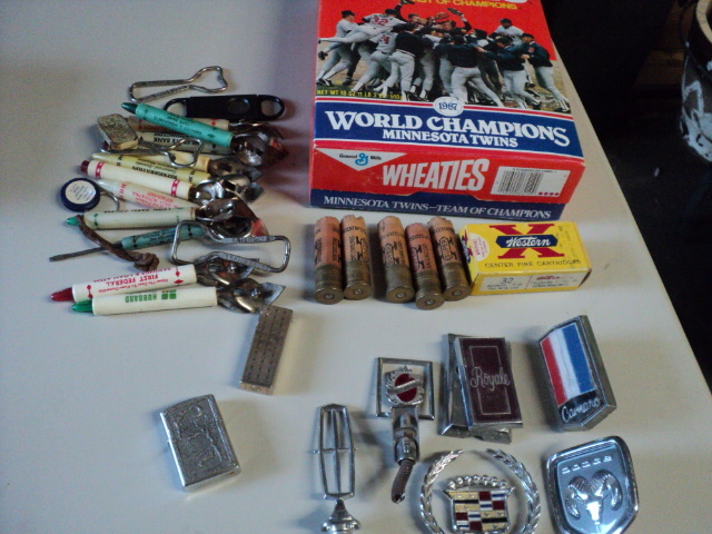 car advertising, Wheaties box, shel...