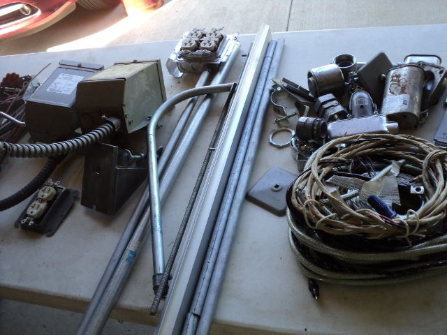 2 GE transformers and electrical su...
