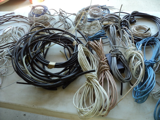 box of wire - various lengths...