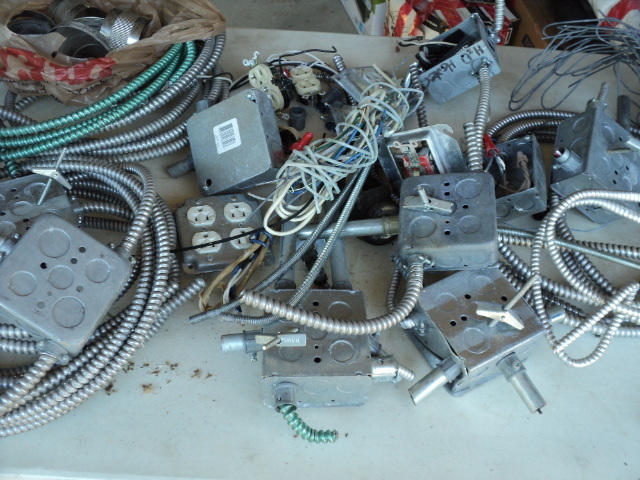 flex metal conduit, miscellaneous w...