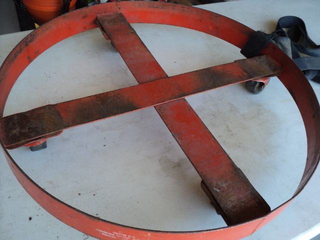 barrel mover on wheels - 2 diamete...