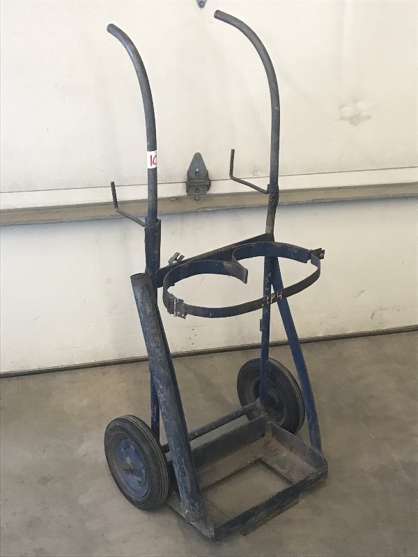 lot 10 image: Steel Cutting Torch Dolly, Homemade...