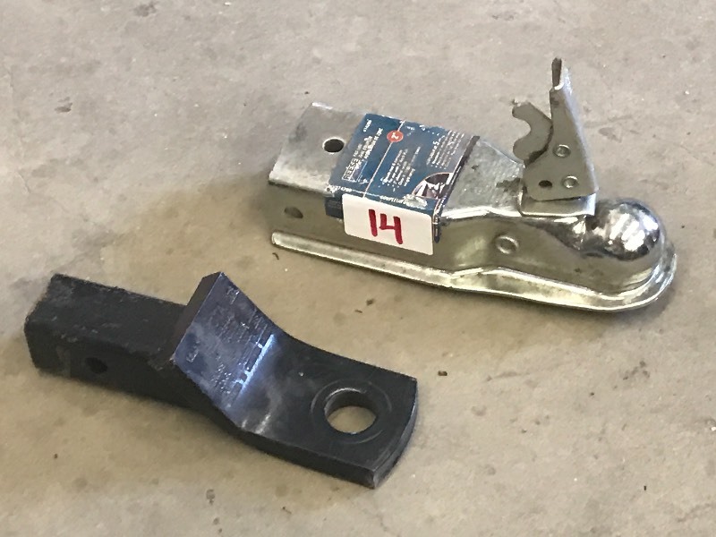 lot 14 image: Lot Of (1) 2 Trailer Coupler & (1)...