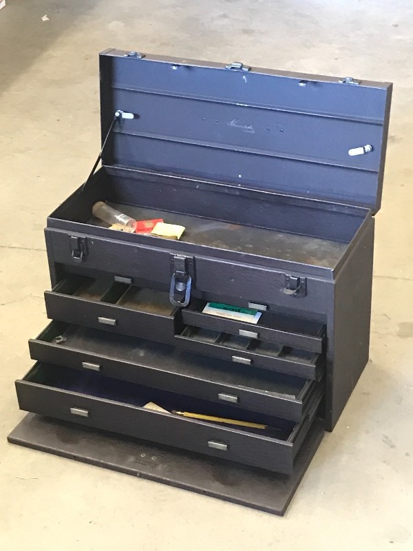 lot 29 image: Kennedy Steel Toolbox ...