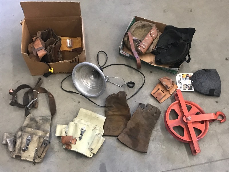 lot 48 image: (2) Boxes Of Assorted Leather Too ...