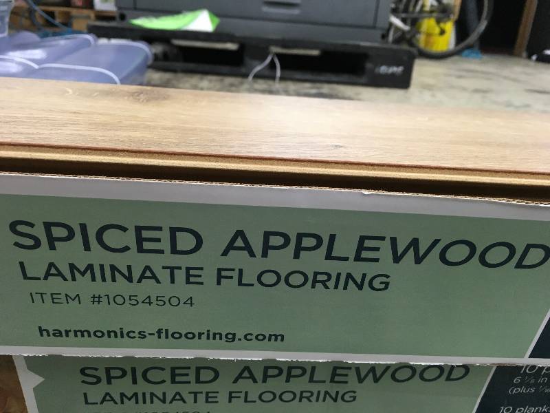 SPICED APPLEWOOD LAMINATE, RETAIL $29.99