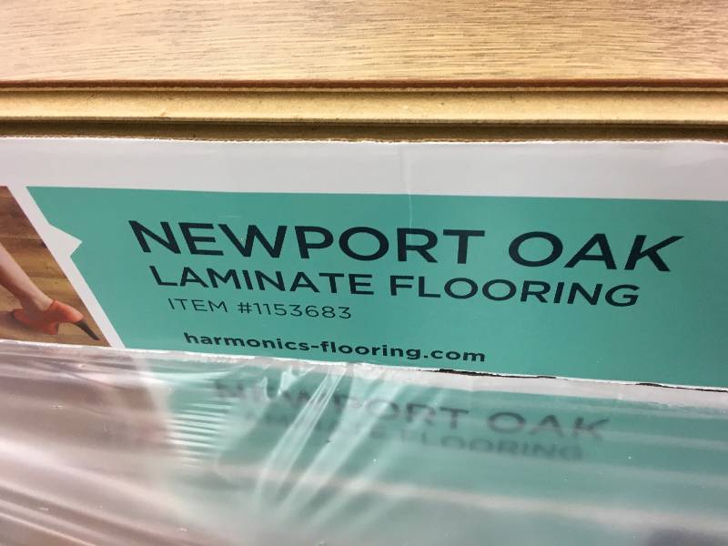 NEWPORT OAK LAMINATE, RETAIL $29.99