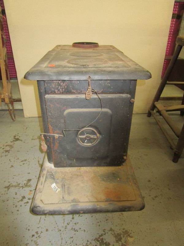 Nice metal wood burning stove